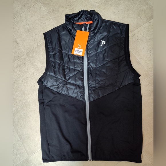 Orangetheory Jackets & Blazers - Orangetheory Fitness Hybrid Quilt Vest Women Black Size Medium New With Tags